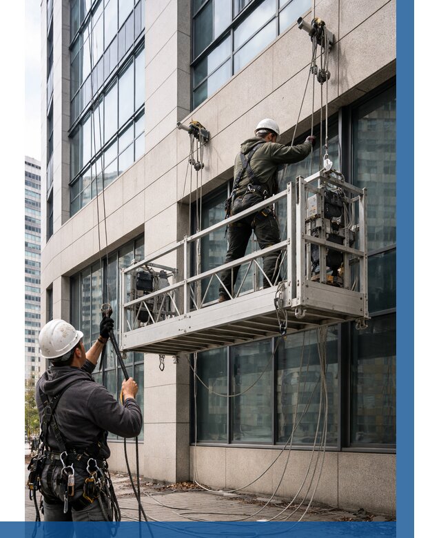 Монтаж и подъем фасадной люльки в Улане-Удэ от 12292 р. | ВЫСОТНИК-Лнд