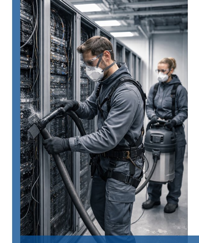 Обеспыливание серверной комнаты в Улане-Удэ, профессиональная очистка