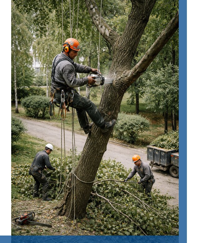 Кронирование деревьев в Улане-Удэ от 6658 р. | ВЫСОТНИК-Лнд