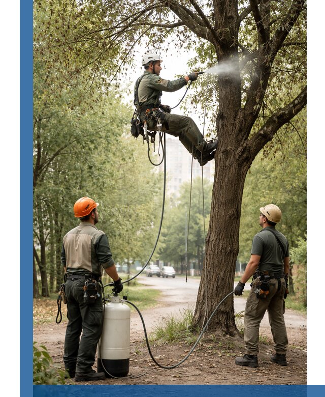 Обработка деревьев от вредителей в Улане-Удэ профессиональная защита