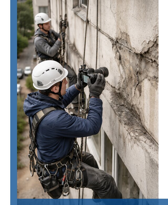 Фотофиксация дефектов фасада с высотной съемкой в Улане-Удэ