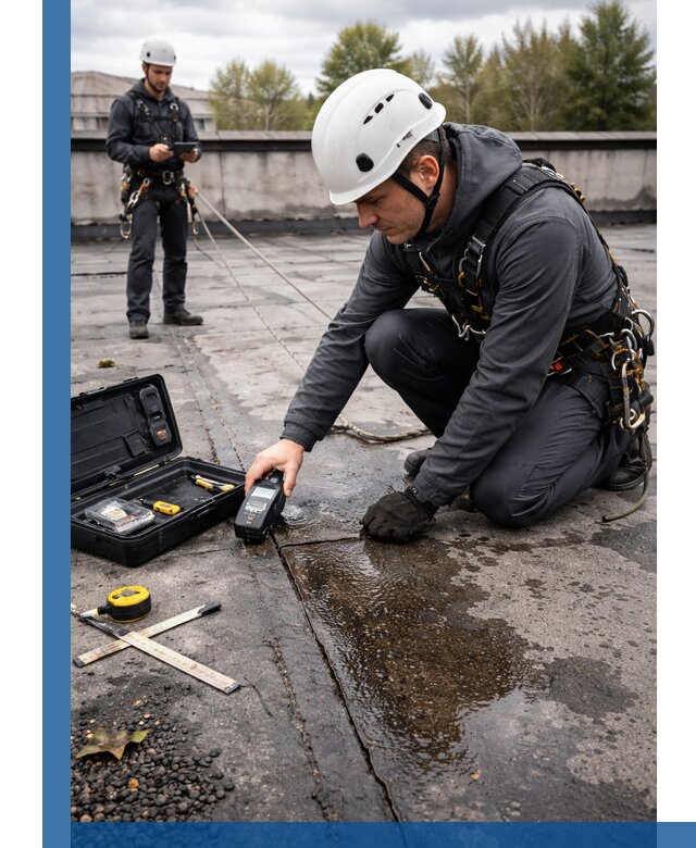 Обследование кровли на протечки и выявление дефектов в Улане-Удэ