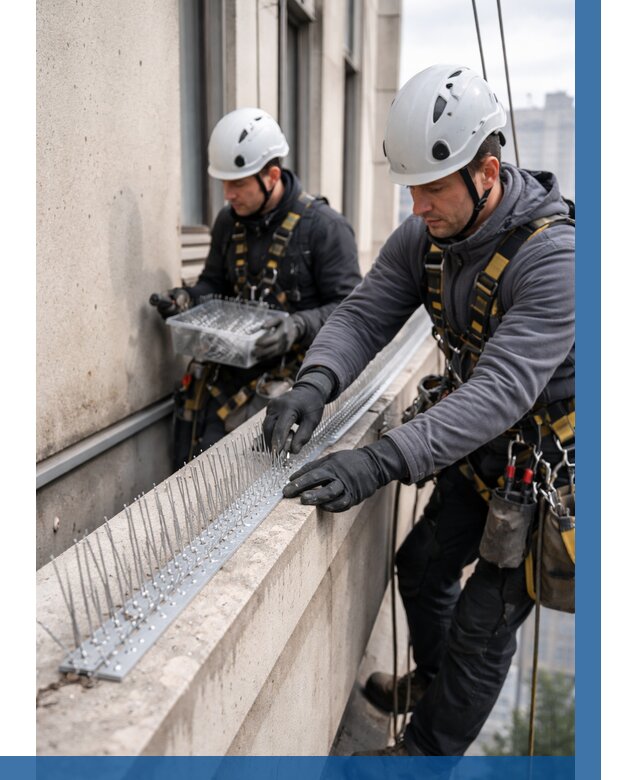 Установка шипов от птиц в Улане-Удэ от 871 р. | ВЫСОТНИК-Лнд